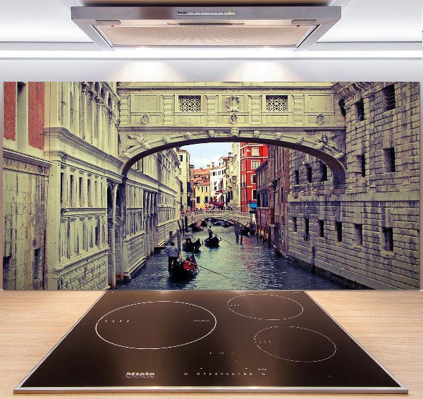 Glass splashback Venice Italy