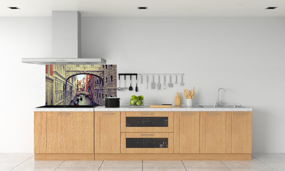 Glass splashback Venice Italy