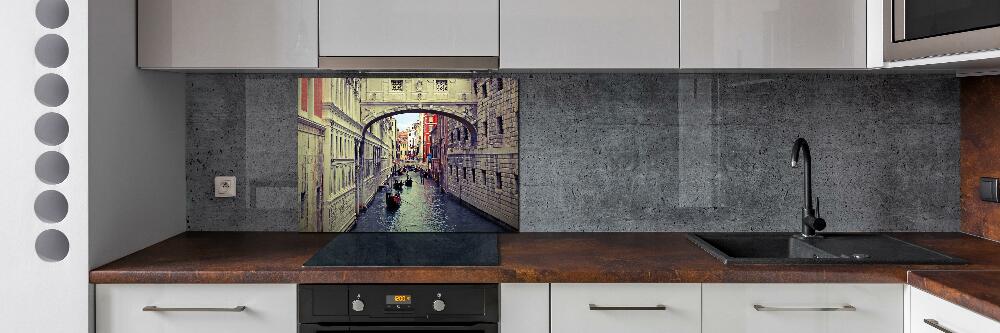 Glass splashback Venice Italy