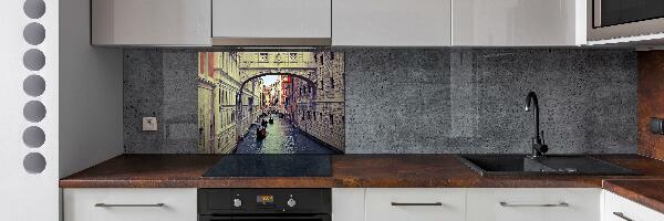 Glass splashback Venice Italy