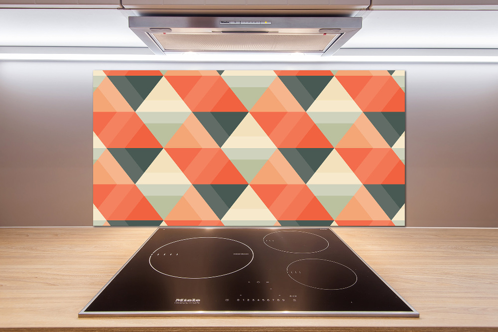 Cooker splashback Geometric background