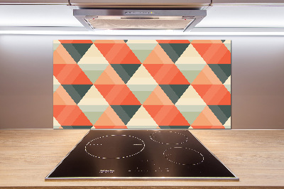 Cooker splashback Geometric background