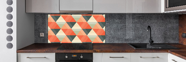 Cooker splashback Geometric background