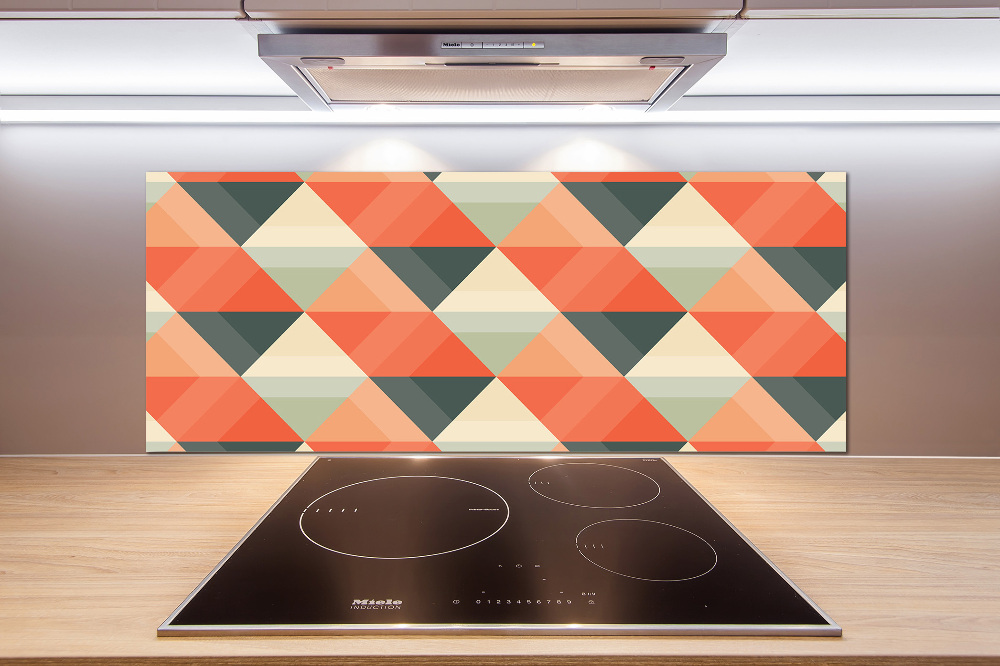 Cooker splashback Geometric background