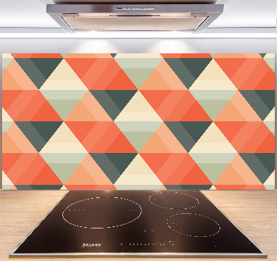 Cooker splashback Geometric background