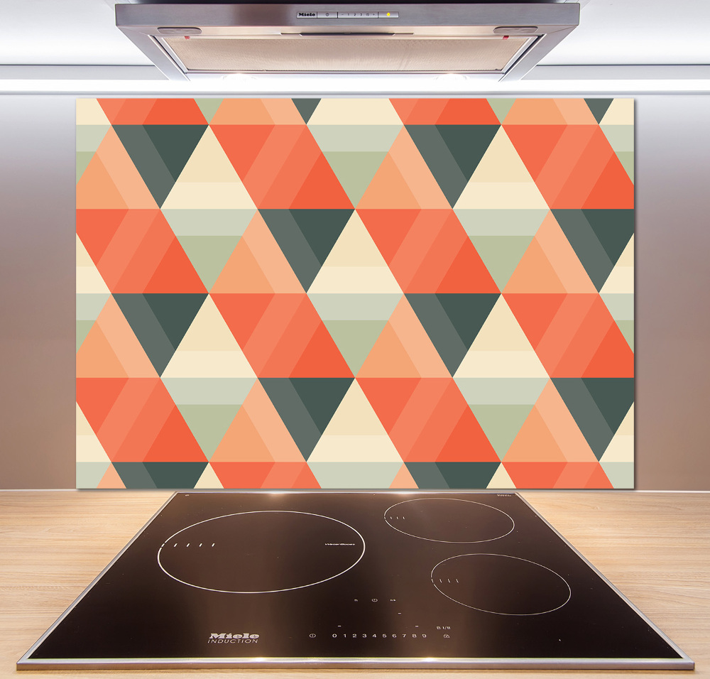 Cooker splashback Geometric background