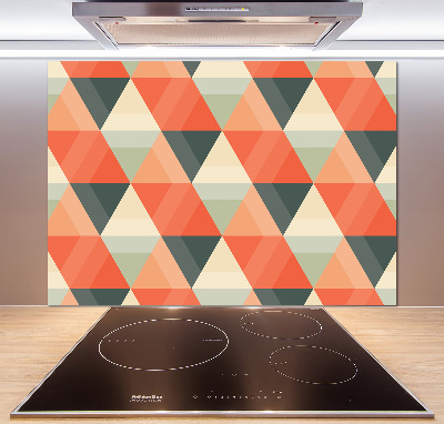 Cooker splashback Geometric background