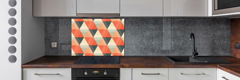 Cooker splashback Geometric background