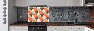 Cooker splashback Geometric background