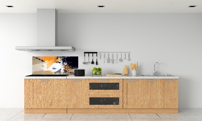 Kitchen splashback Portrait of a woman