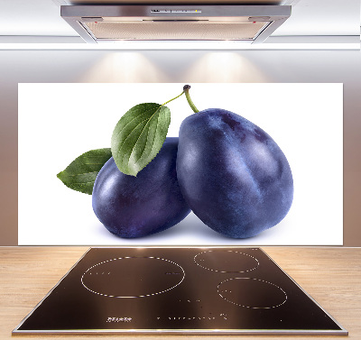 Kitchen splashback Plums