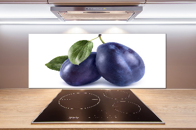 Kitchen splashback Plums