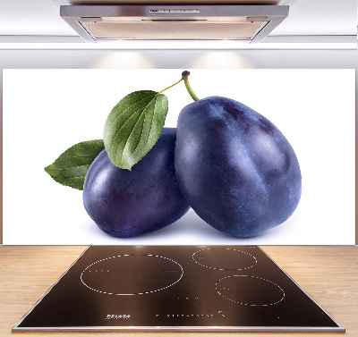 Kitchen splashback Plums