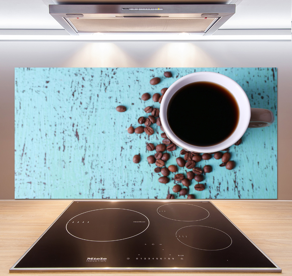 Kitchen splashback Black coffee