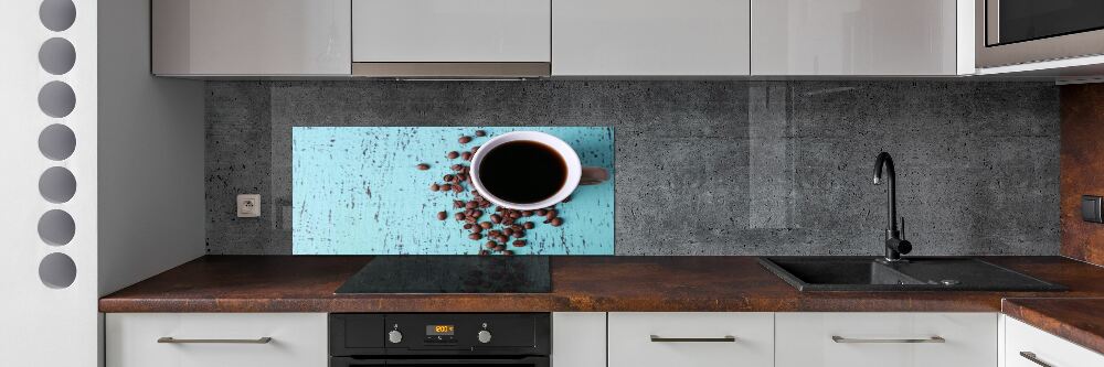 Kitchen splashback Black coffee