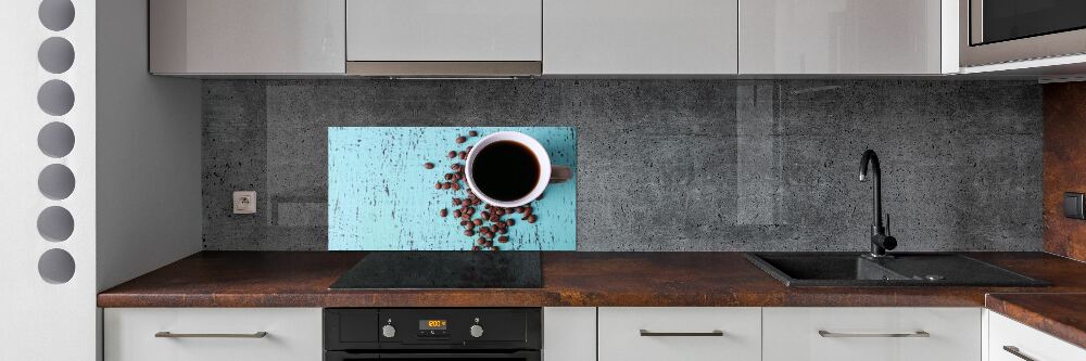 Kitchen splashback Black coffee