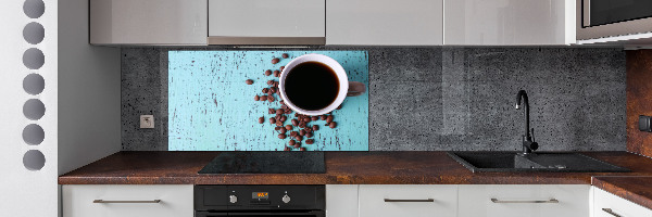 Kitchen splashback Black coffee