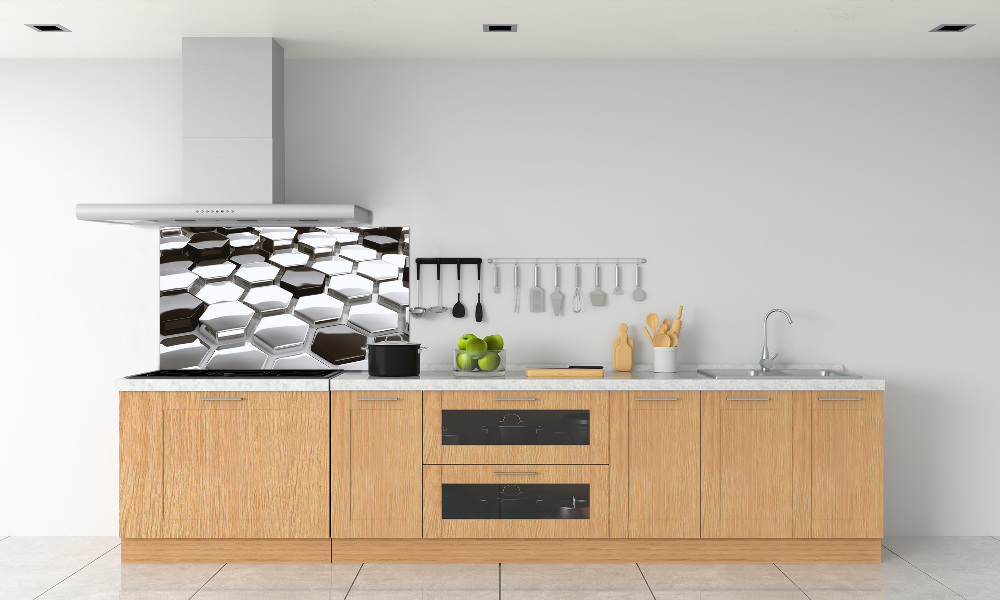 Kitchen splashback 3D abstraction