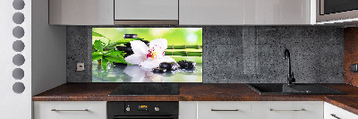 Cooker splashback Orchid