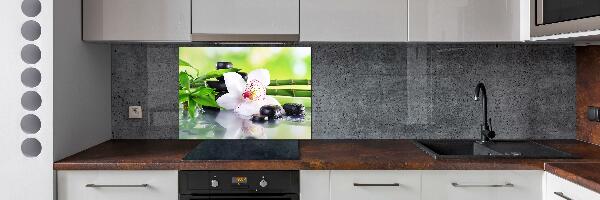 Cooker splashback Orchid