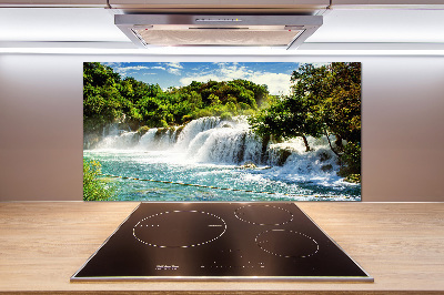 Cooker splashback KRKA waterfall