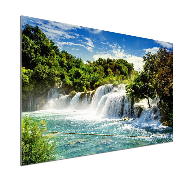 Cooker splashback KRKA waterfall