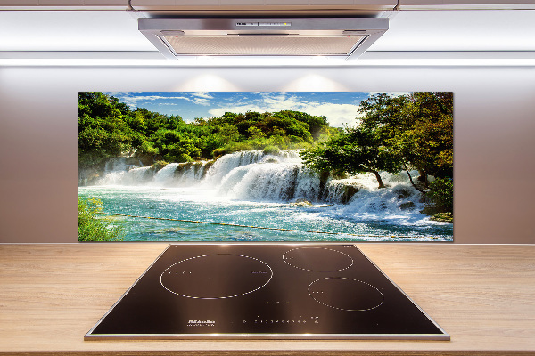 Cooker splashback KRKA waterfall