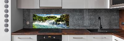 Cooker splashback KRKA waterfall