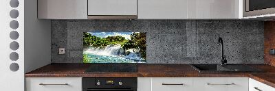 Cooker splashback KRKA waterfall