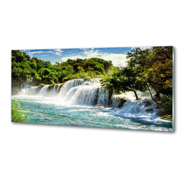 Cooker splashback KRKA waterfall