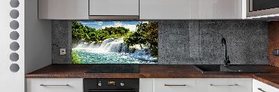 Cooker splashback KRKA waterfall