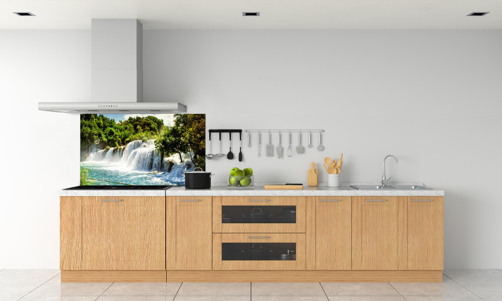 Cooker splashback KRKA waterfall