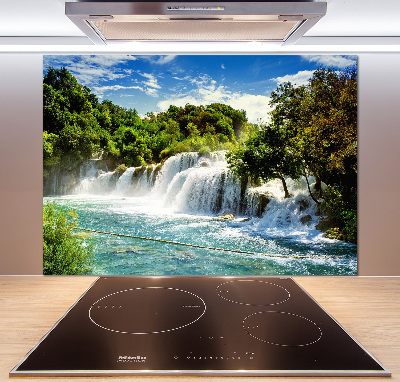 Cooker splashback KRKA waterfall