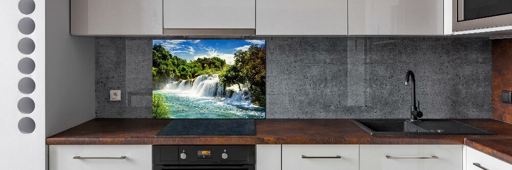 Cooker splashback KRKA waterfall