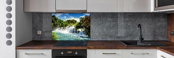 Cooker splashback KRKA waterfall