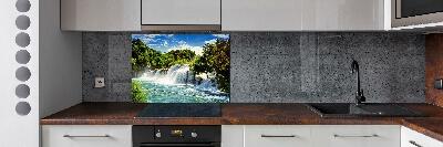 Cooker splashback KRKA waterfall