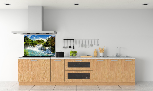 Cooker splashback KRKA waterfall