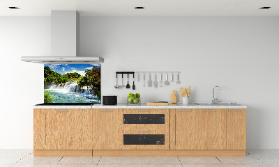 Cooker splashback KRKA waterfall