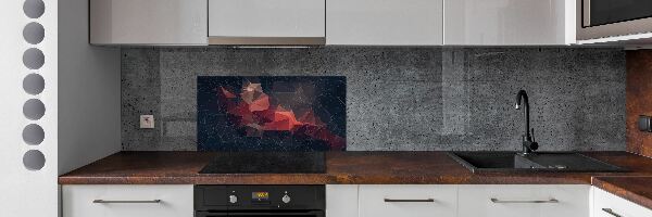 Kitchen wall panels Abstract background