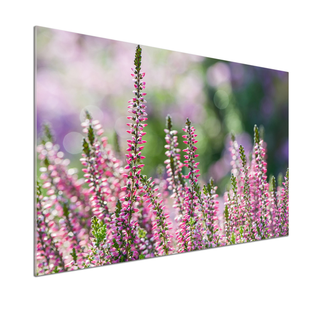 Kitchen wall panels Heather flowers