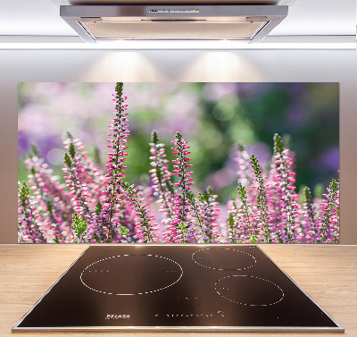 Kitchen wall panels Heather flowers