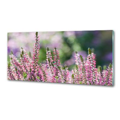 Kitchen wall panels Heather flowers