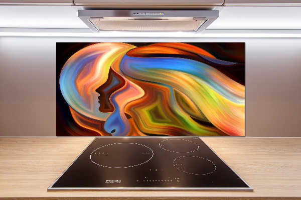 Glass splashback Abstraction