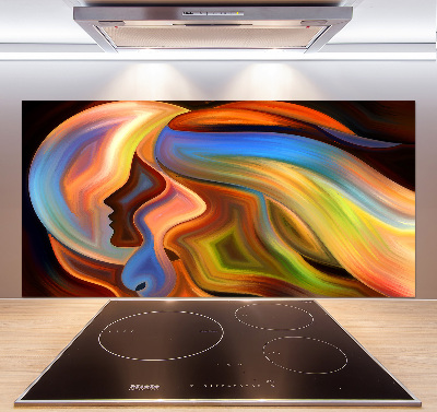 Glass splashback Abstraction