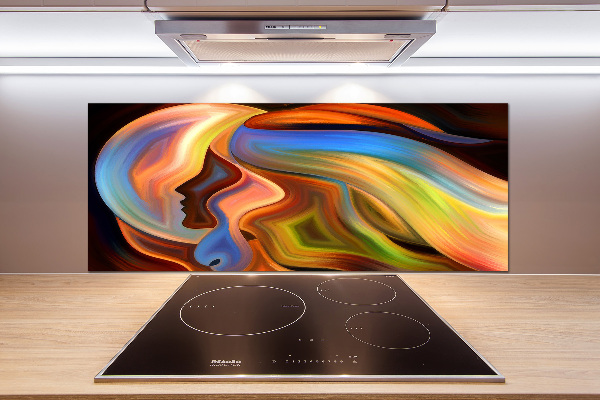 Glass splashback Abstraction