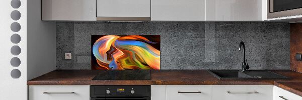 Glass splashback Abstraction