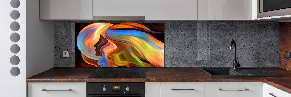 Glass splashback Abstraction