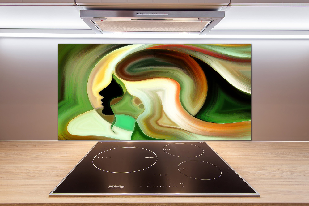 Glass splashback Abstraction