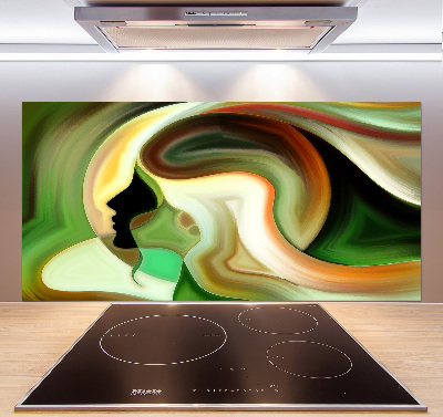 Glass splashback Abstraction