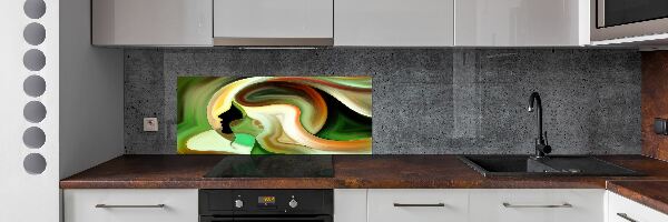 Glass splashback Abstraction